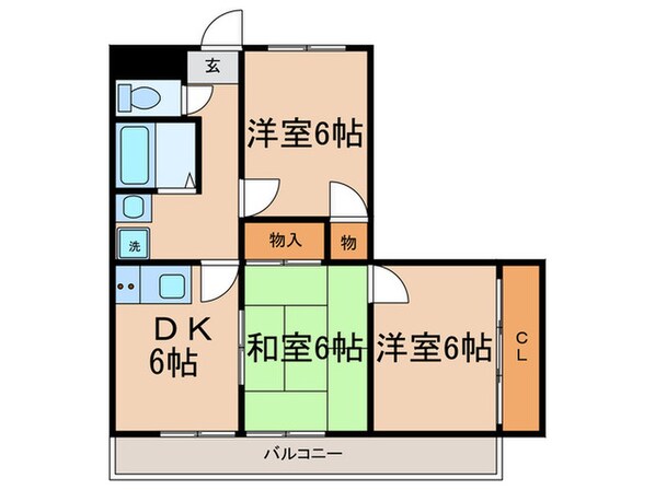 ザ メドウズの物件間取画像